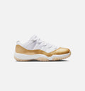 Air Jordan 11 Retro Low Mother's Day 女子运动鞋 - 白/金属金/队金