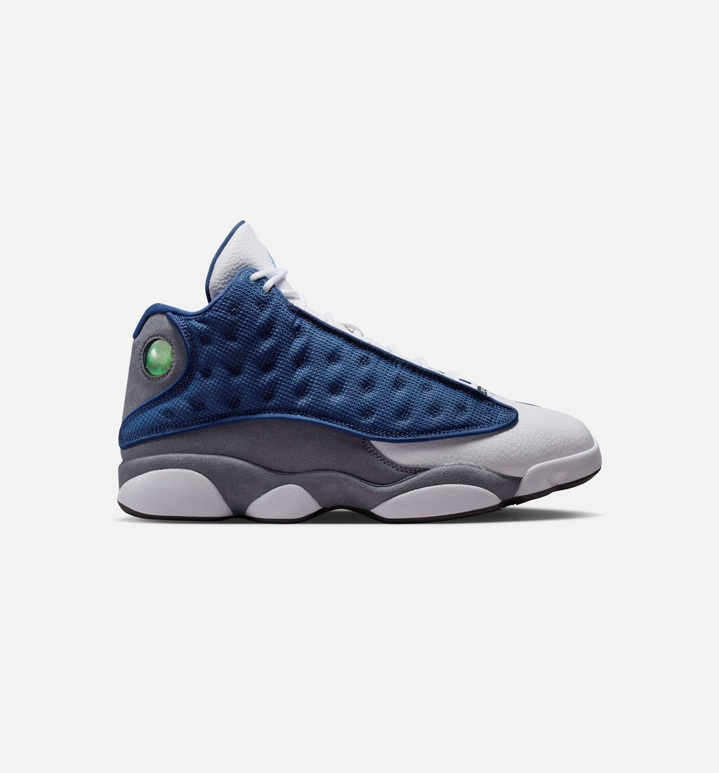 Air Jordan 13 Retro Flint 男子运动鞋 - 藏青/大学蓝/燧石灰