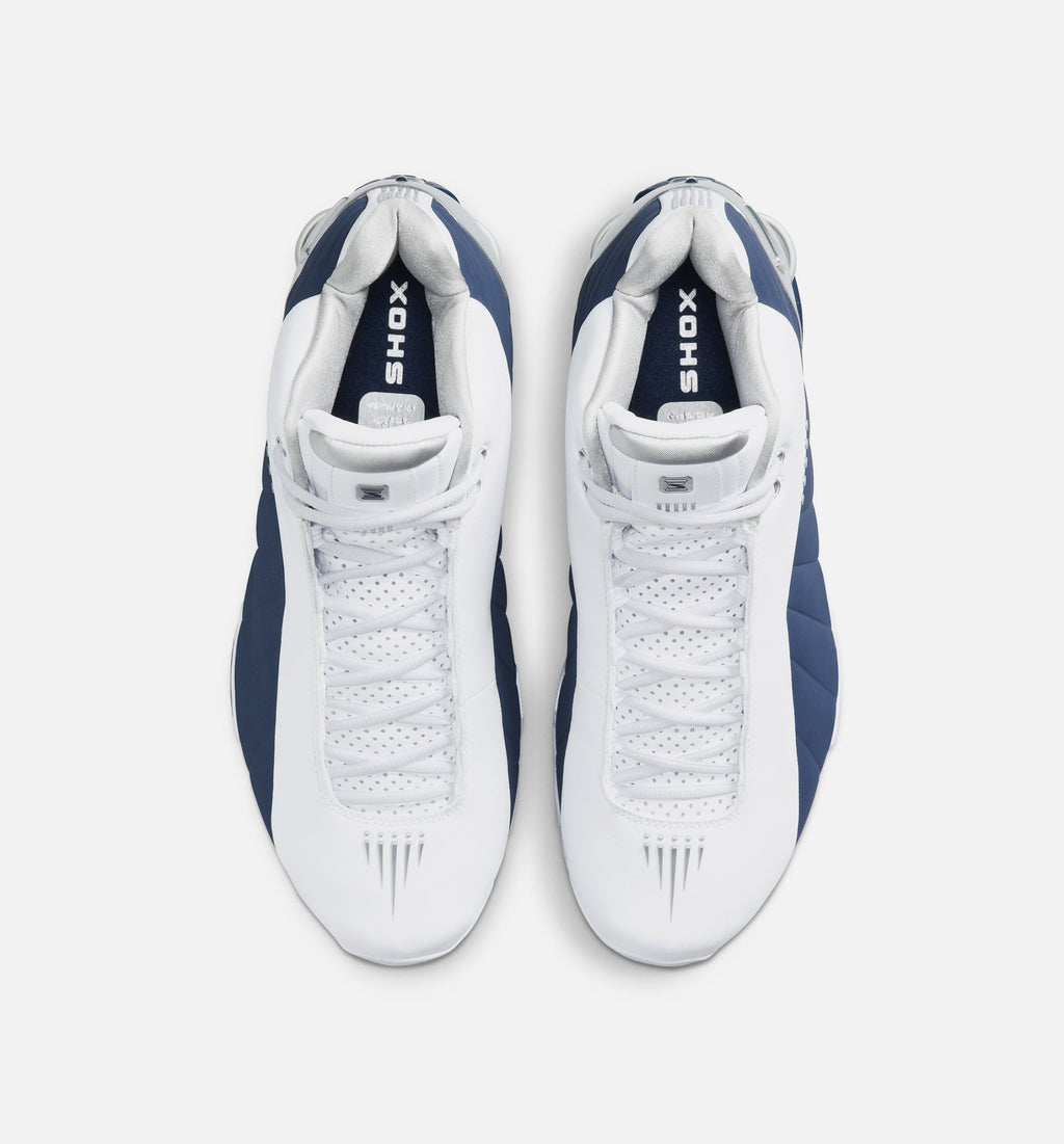 Shox BB4 Olympic 男子运动鞋 - 白/午夜藏青/金属银