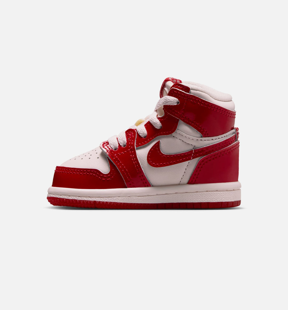 Air Jordan 1 Retro High OG 婴幼儿生活方式运动鞋 - 大学红/金属银（Nails And Grails）