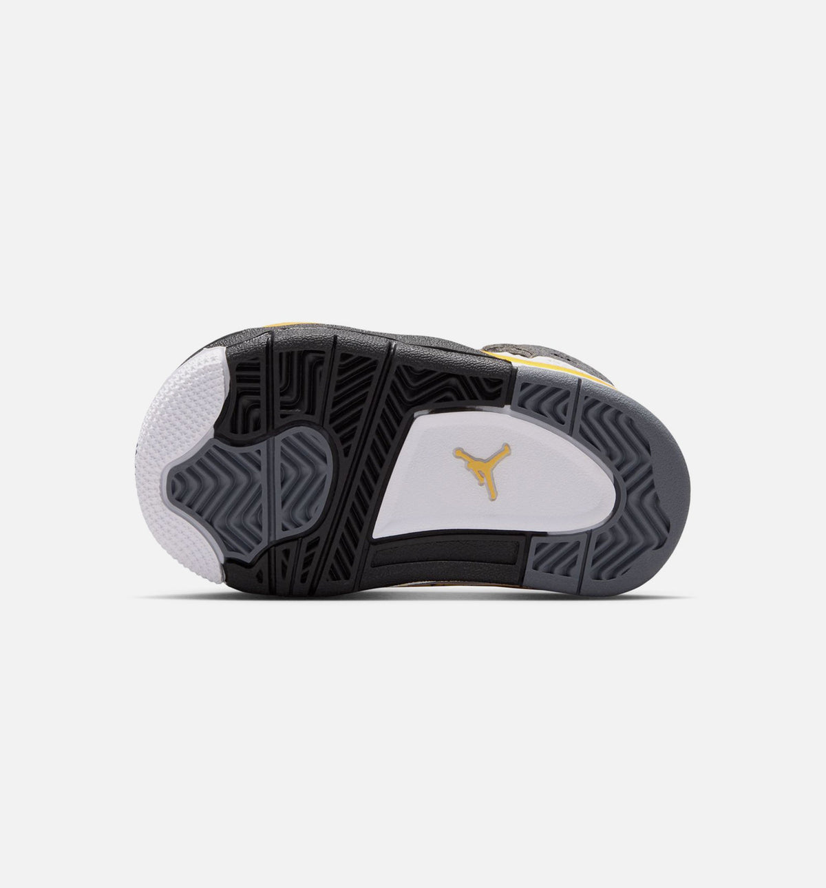Air Jordan 4 Retro Rare Air Tour Yellow 婴幼儿生活方式运动鞋 - 白色/深蓝灰/黑色/巡回黄