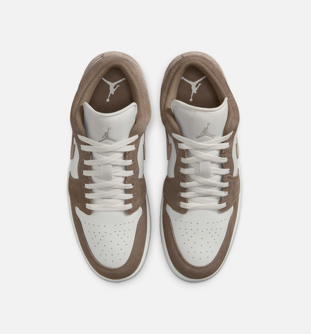 Air Jordan 1 Low 男款生活方式运动鞋 - 橄榄灰/谜石/山顶白