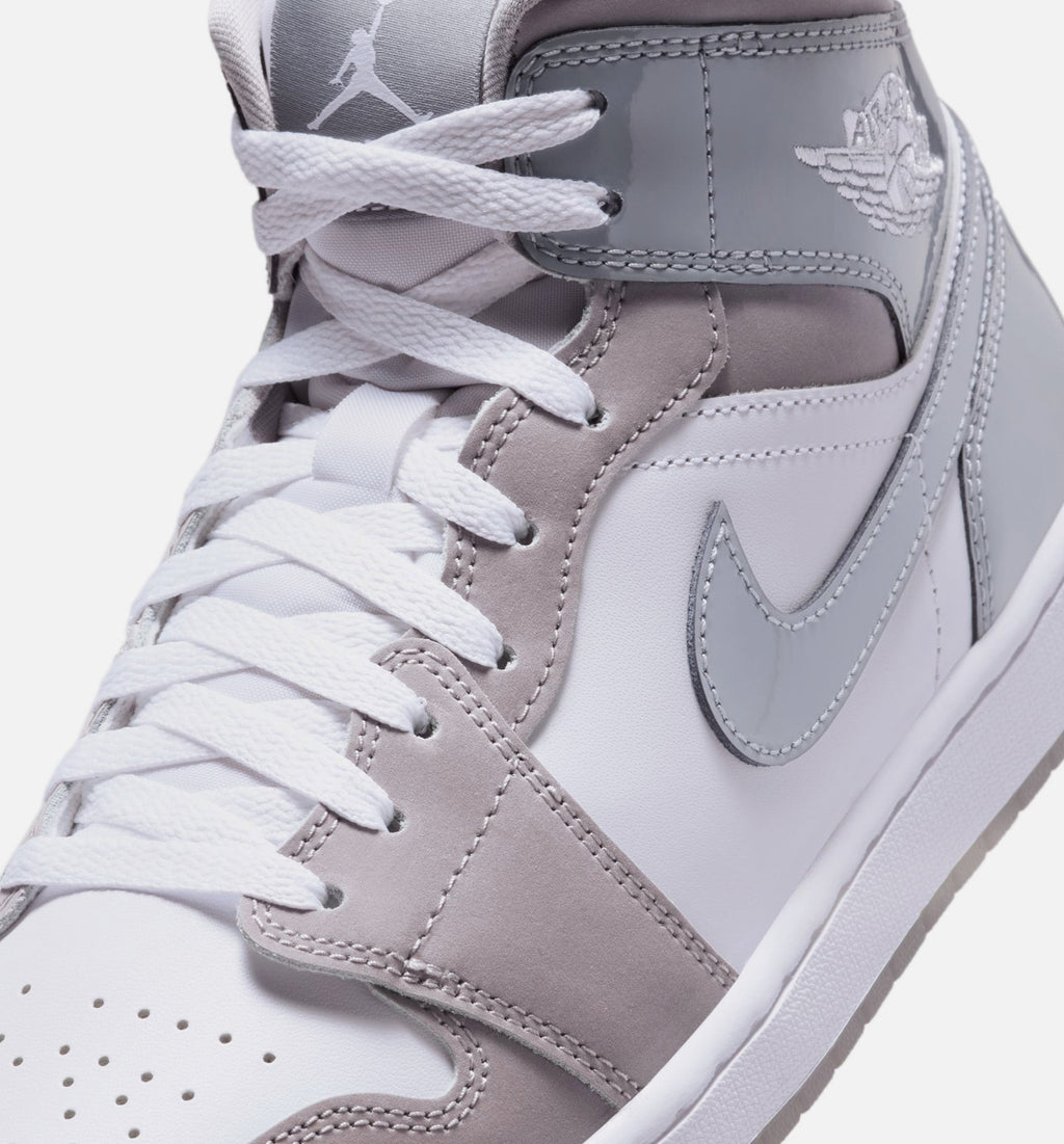 Air Jordan 1 Mid SE Cool Grey 男子运动鞋 - 冷灰/中灰