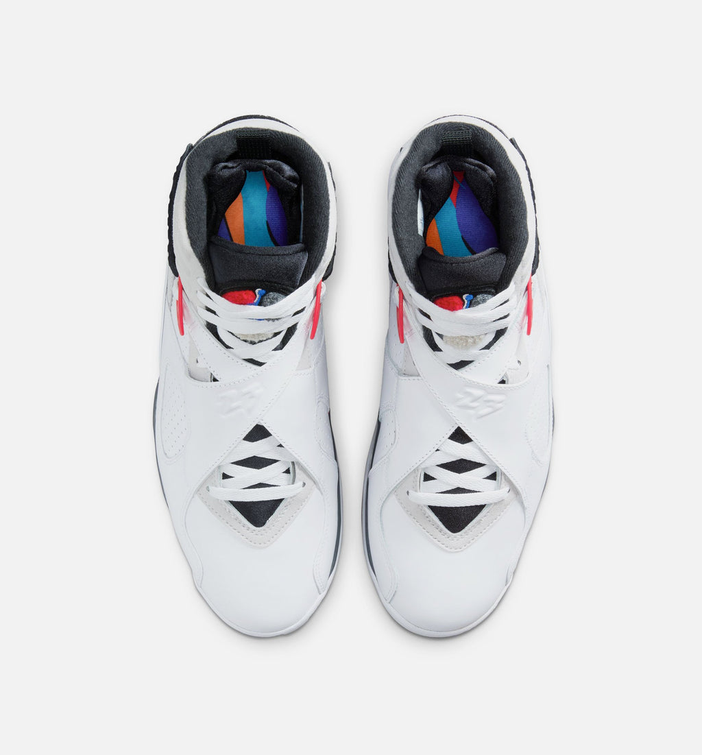 Air Jordan 8 Retro White and True Red 男子运动鞋 - 白/黑/真红