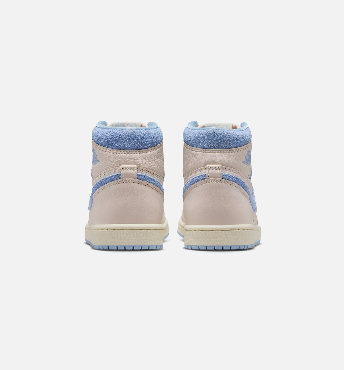 Air Jordan 1 Retro High OG 女款复古高帮运动鞋 - 淡象牙/神秘蓝/橘芒山白（Psychic Blue）