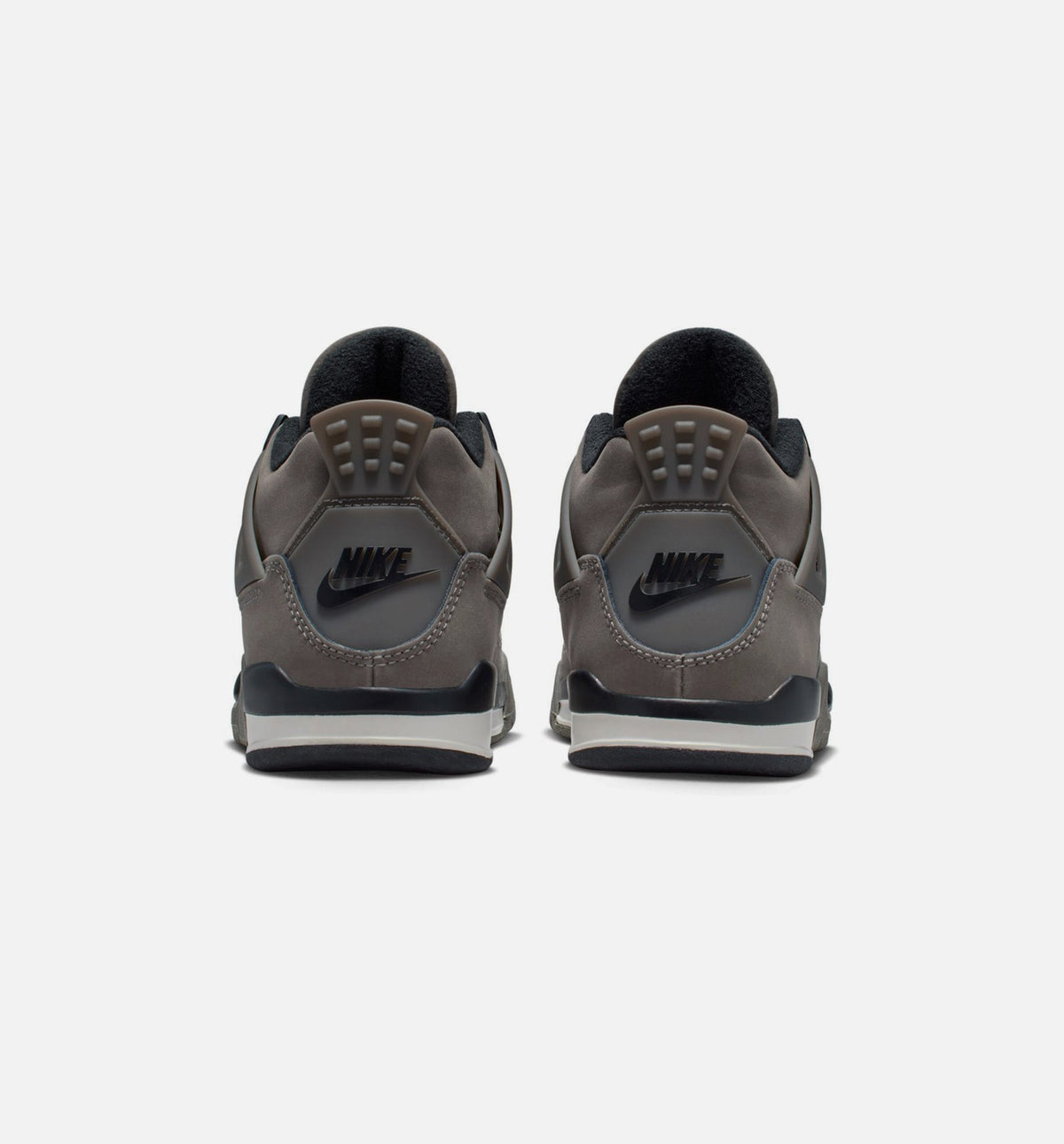 Air Jordan 4 Retro 学龄前儿生活方式运动鞋 - 洞石/黑色/月尘粒子（Cave Stone And Black）
