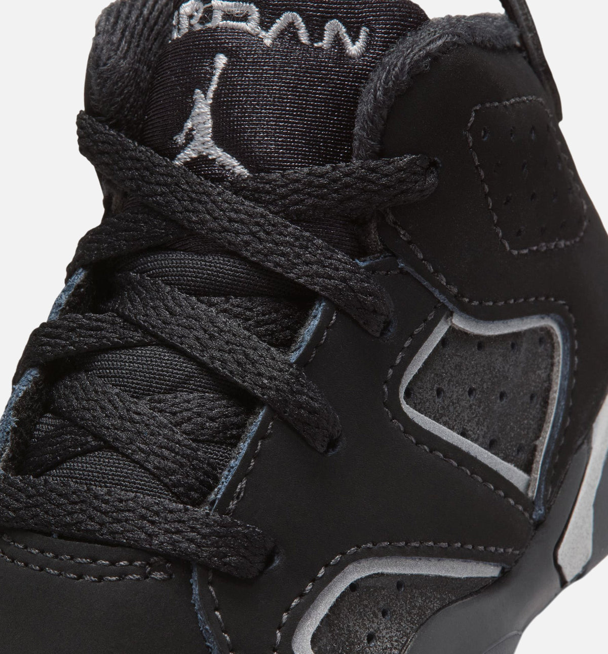Air Jordan 6 Cap & Gown 婴幼童运动鞋 - 黑/反光银