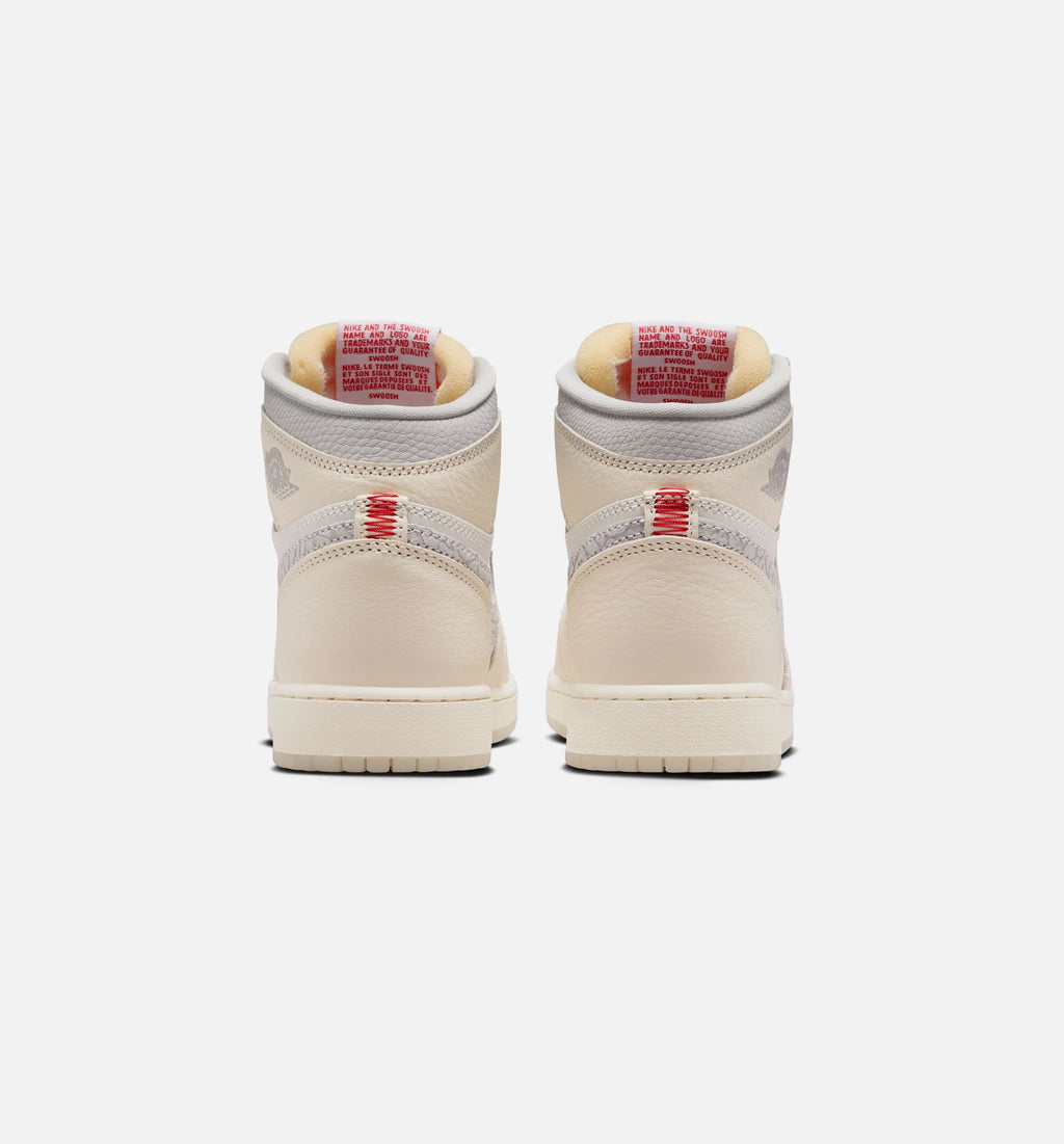 Air Jordan 1 Retro High OG 大童生活方式运动鞋 - 帆白/大学红/淡象牙/橘芒山白/幻影（Sail）