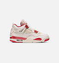Air Jordan 4 Retro Valentine's Day Women's 生活方式运动鞋｜Pale Ivory/Sierra Red/Tough Red