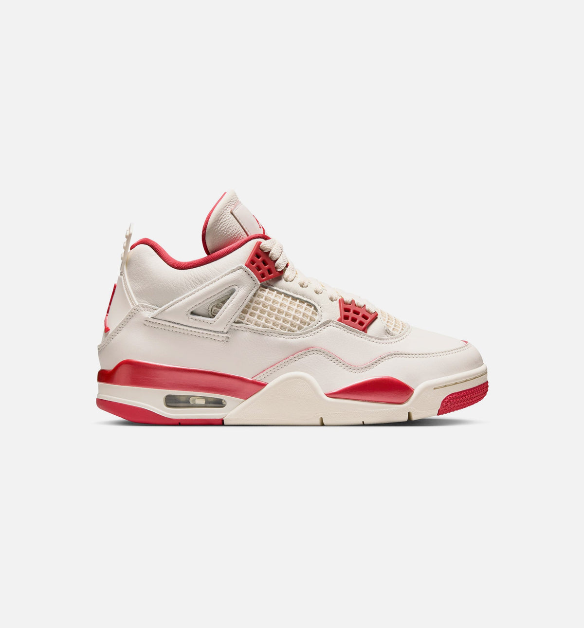 Air Jordan 4 Retro Valentine's Day Women's 生活方式运动鞋｜Pale Ivory/Sierra Red/Tough Red