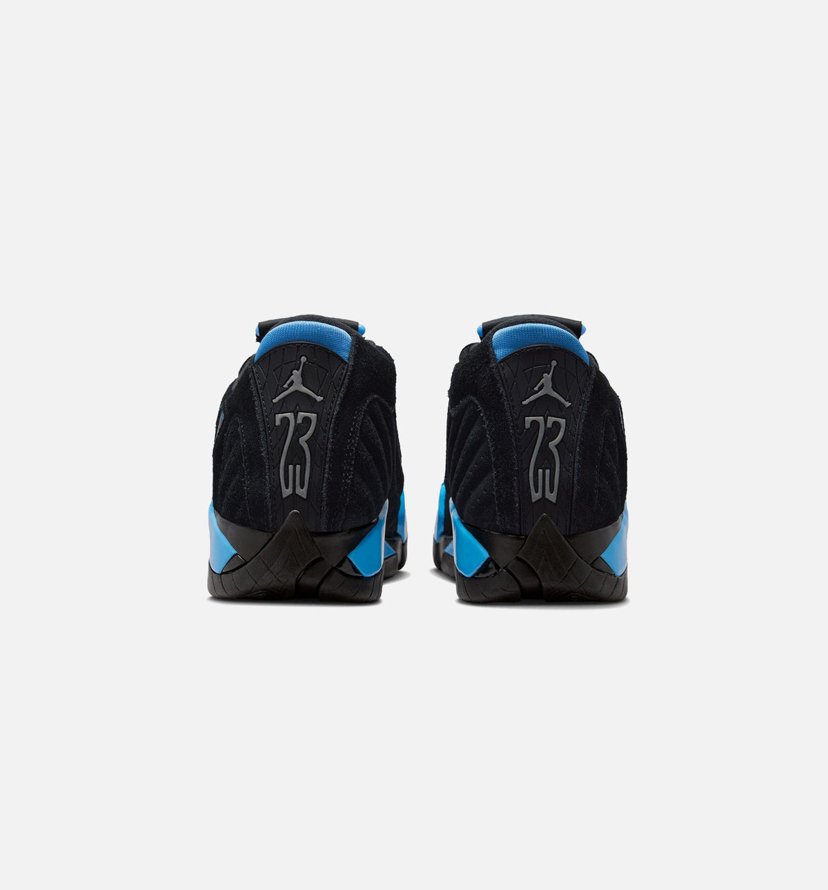 Air Jordan 14 Retro Black University Blue 大童运动鞋 - 黑/白/大学蓝