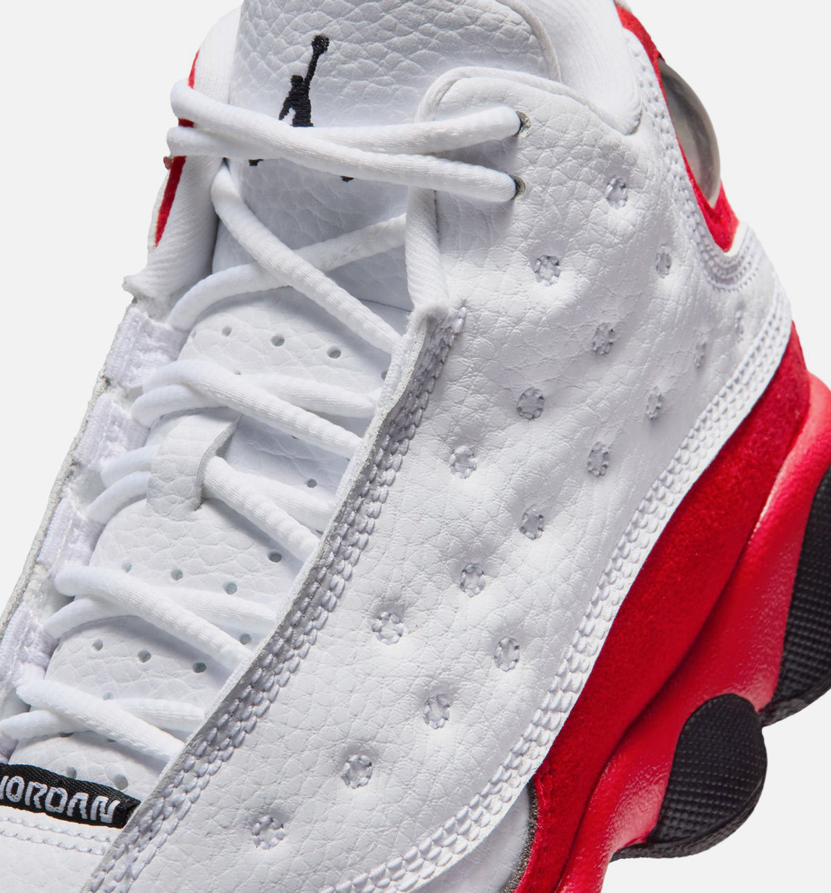 Air Jordan 13 Retro 小童运动鞋 - 白/黑/纯正红