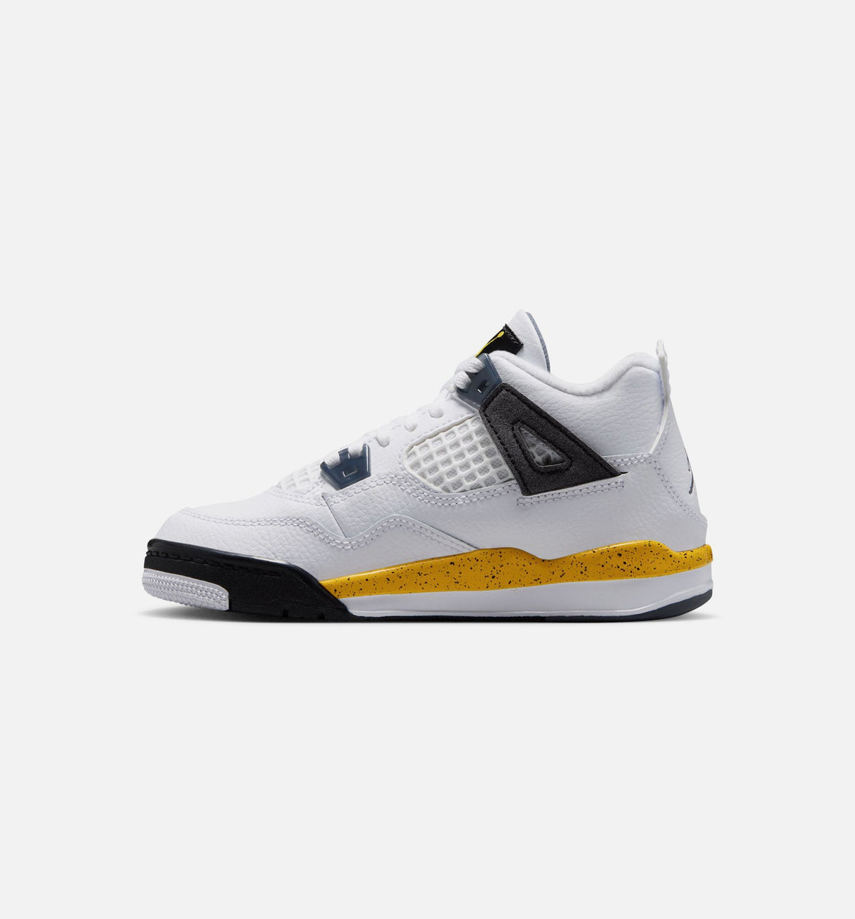 Air Jordan 4 Retro Rare Air Tour Yellow Preschool 运动鞋｜白色/深蓝灰/黑色/巡回黄