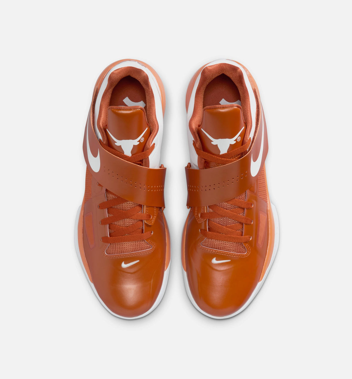 Zoom KD 4 Texas Longhorns 男子运动鞋 - 沙漠橙/白