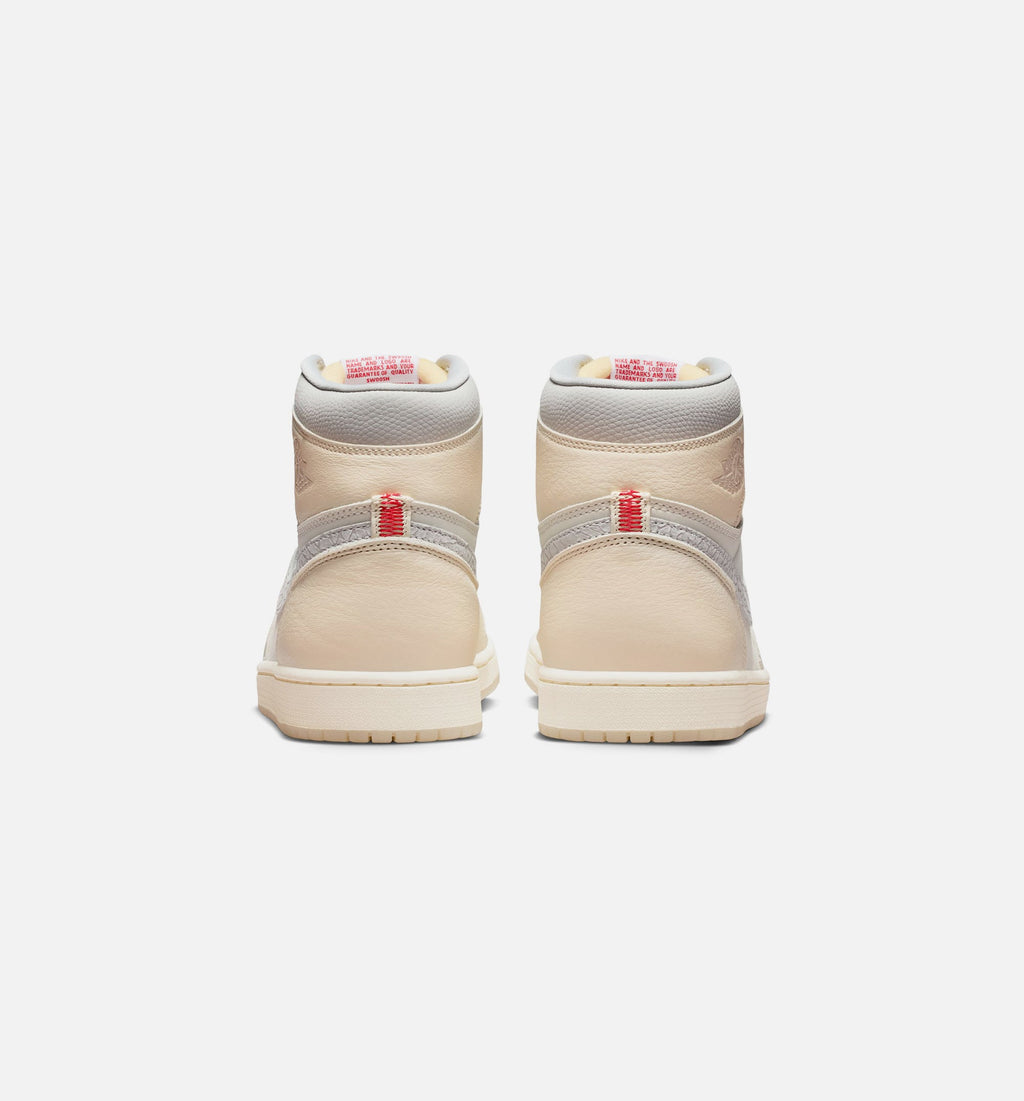 Air Jordan 1 Retro High OG 男款复古高帮运动鞋 - 帆白/大学红/淡象牙/橘芒山白/幻影（Sail）