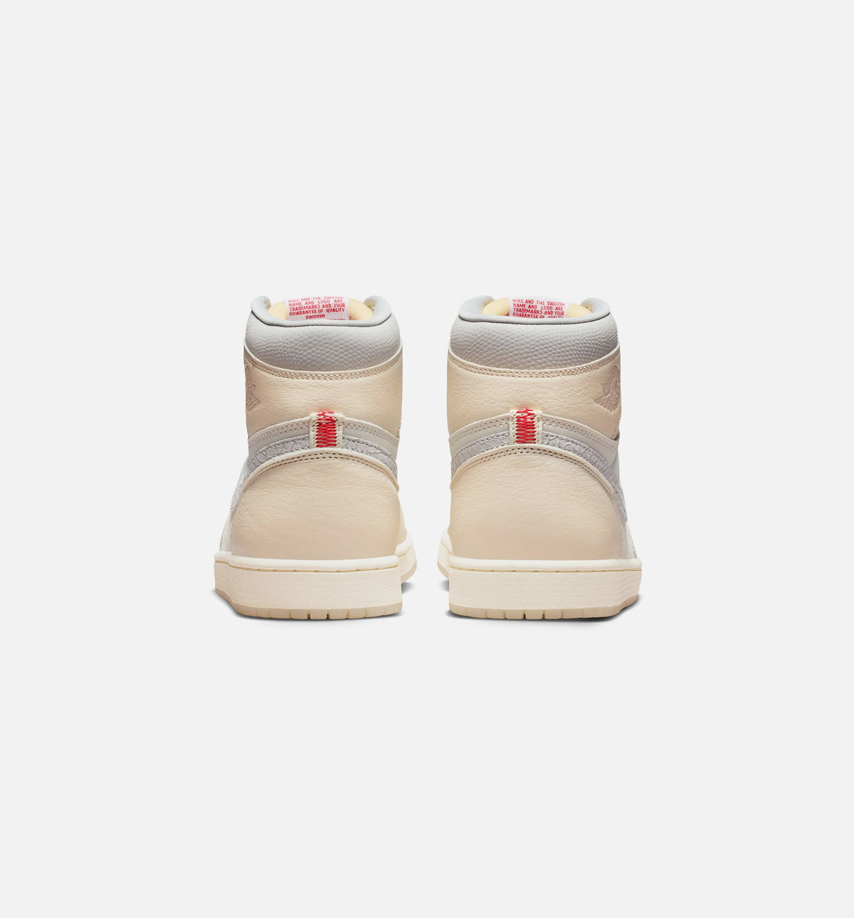 Air Jordan 1 Retro High OG 男款复古高帮运动鞋 - 帆白/大学红/淡象牙/橘芒山白/幻影（Sail）
