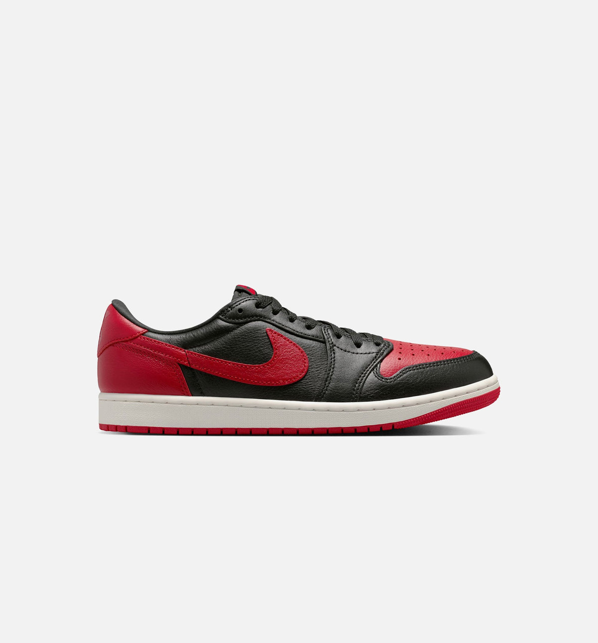 Air Jordan 1 Retro Low OG 男款生活方式运动鞋 - 黑色/大红/峰白（Banned）