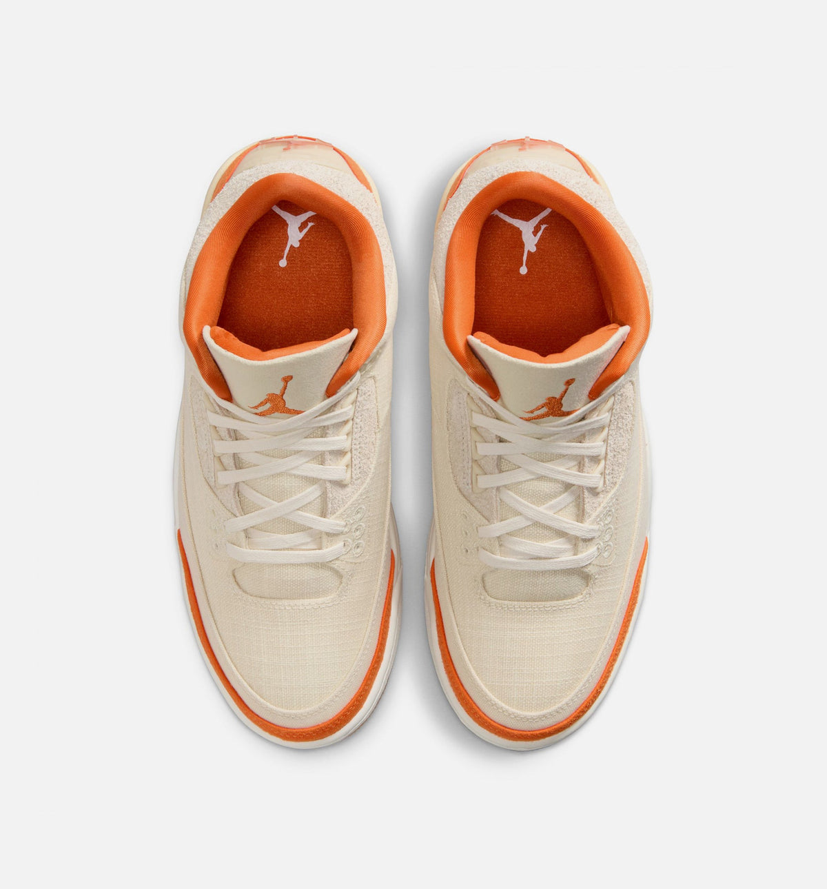Air Jordan 3 Retro 女款生活方式运动鞋 - 化石/海星橙/帆白（Starfish）