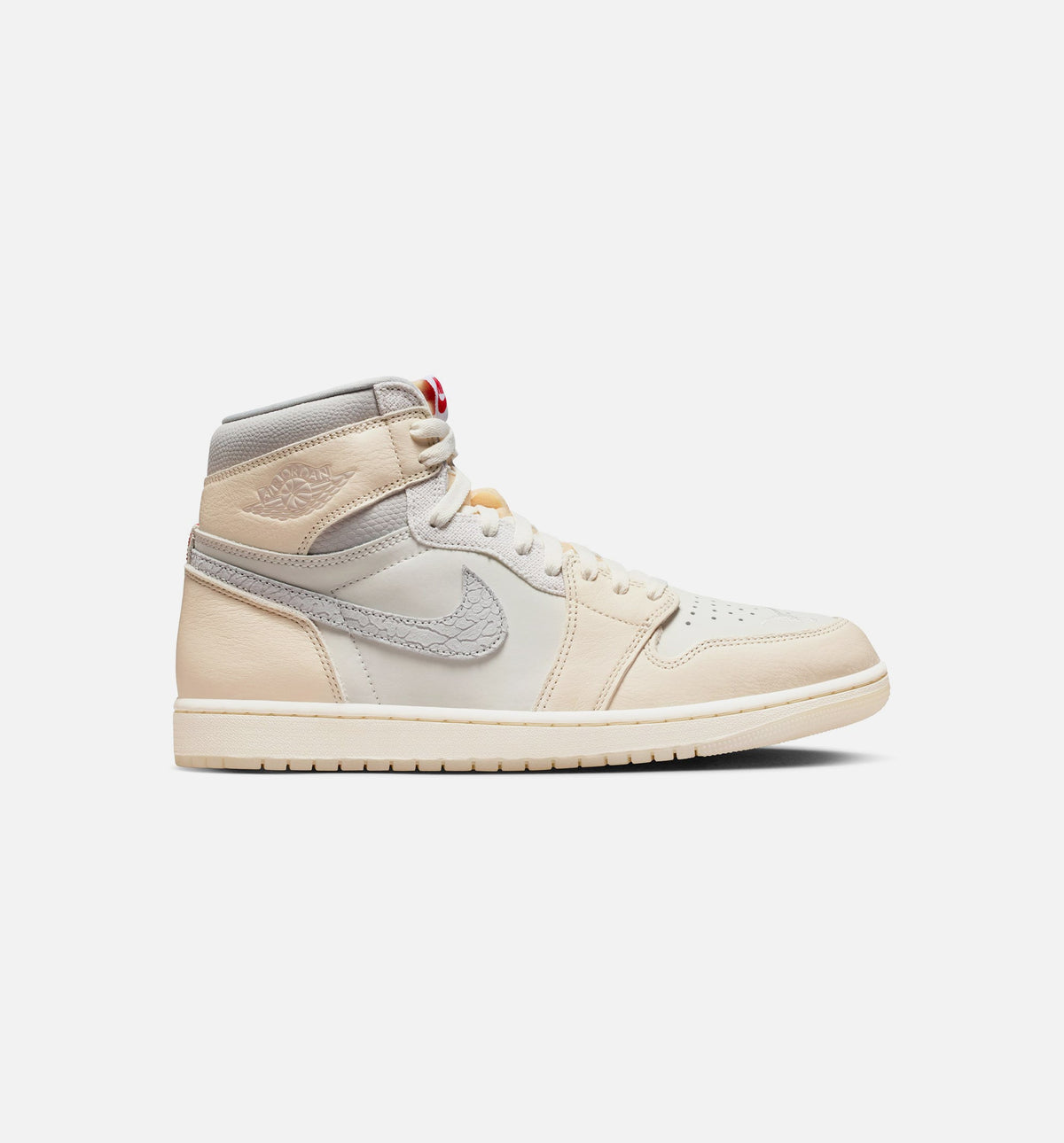 Air Jordan 1 Retro High OG 男款复古高帮运动鞋 - 帆白/大学红/淡象牙/橘芒山白/幻影（Sail）