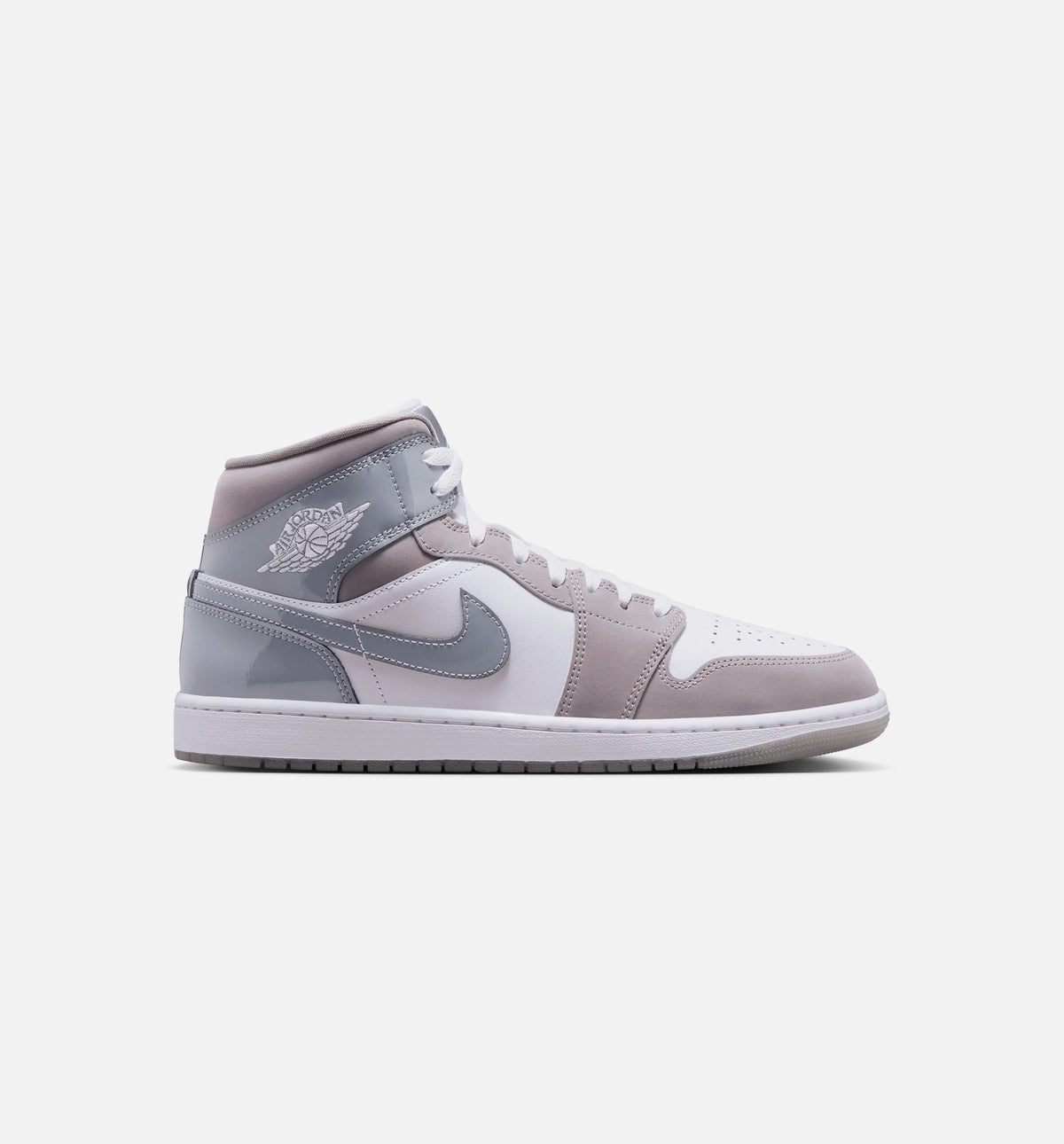 Air Jordan 1 Mid SE Cool Grey 男子运动鞋 - 冷灰/中灰