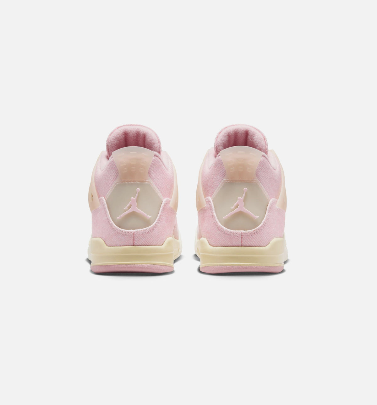Air Jordan 4 Retro Pink Pearl 学前生活方式运动鞋 - 珍珠粉/冰红/椒子奶白