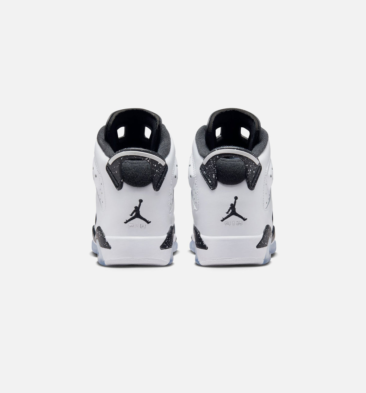 Air Jordan 6 Retro Black and White 大童运动鞋 - 黑/白