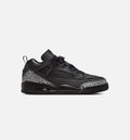 Spizike Low 男子篮球鞋 - 黑/金属银