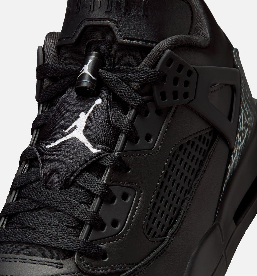 Spizike Low 男子篮球鞋 - 黑/金属银
