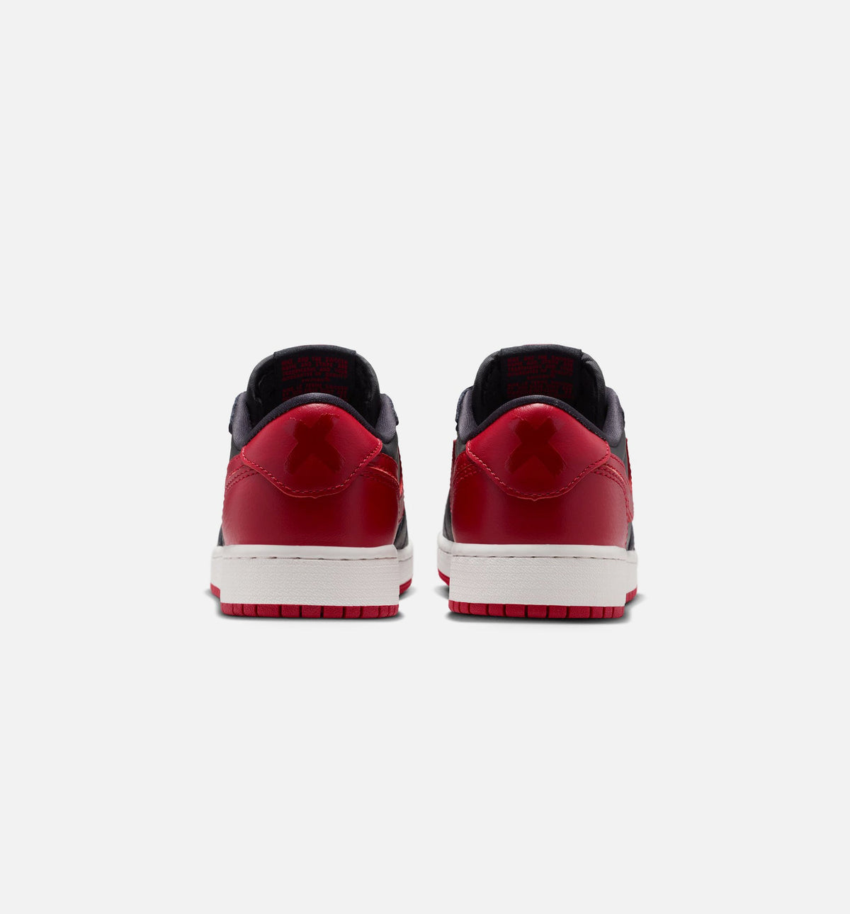 Air Jordan 1 Retro Low OG 大童生活方式运动鞋 - 黑色/大红/峰白（Banned）
