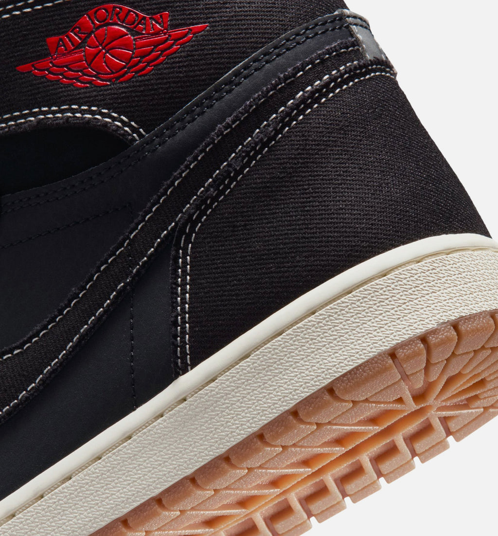 Air Jordan 1 Retro High OG 男款复古高帮运动鞋 - 黑色/大学红/帆白/橡胶棕（Flight Club）
