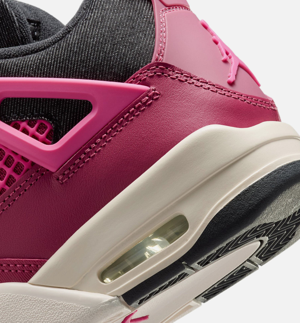 Air Jordan 4 Retro She's A Star Grade School 生活方式运动鞋｜Sweet Beet/Desert Pink/Off-Noir/Chalk
