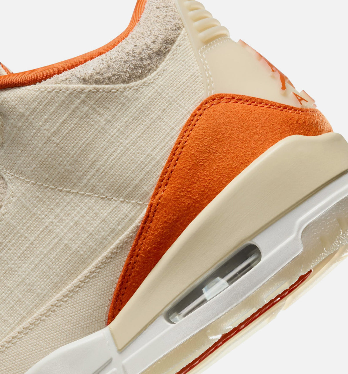 Air Jordan 3 Retro 女款生活方式运动鞋 - 化石/海星橙/帆白（Starfish）