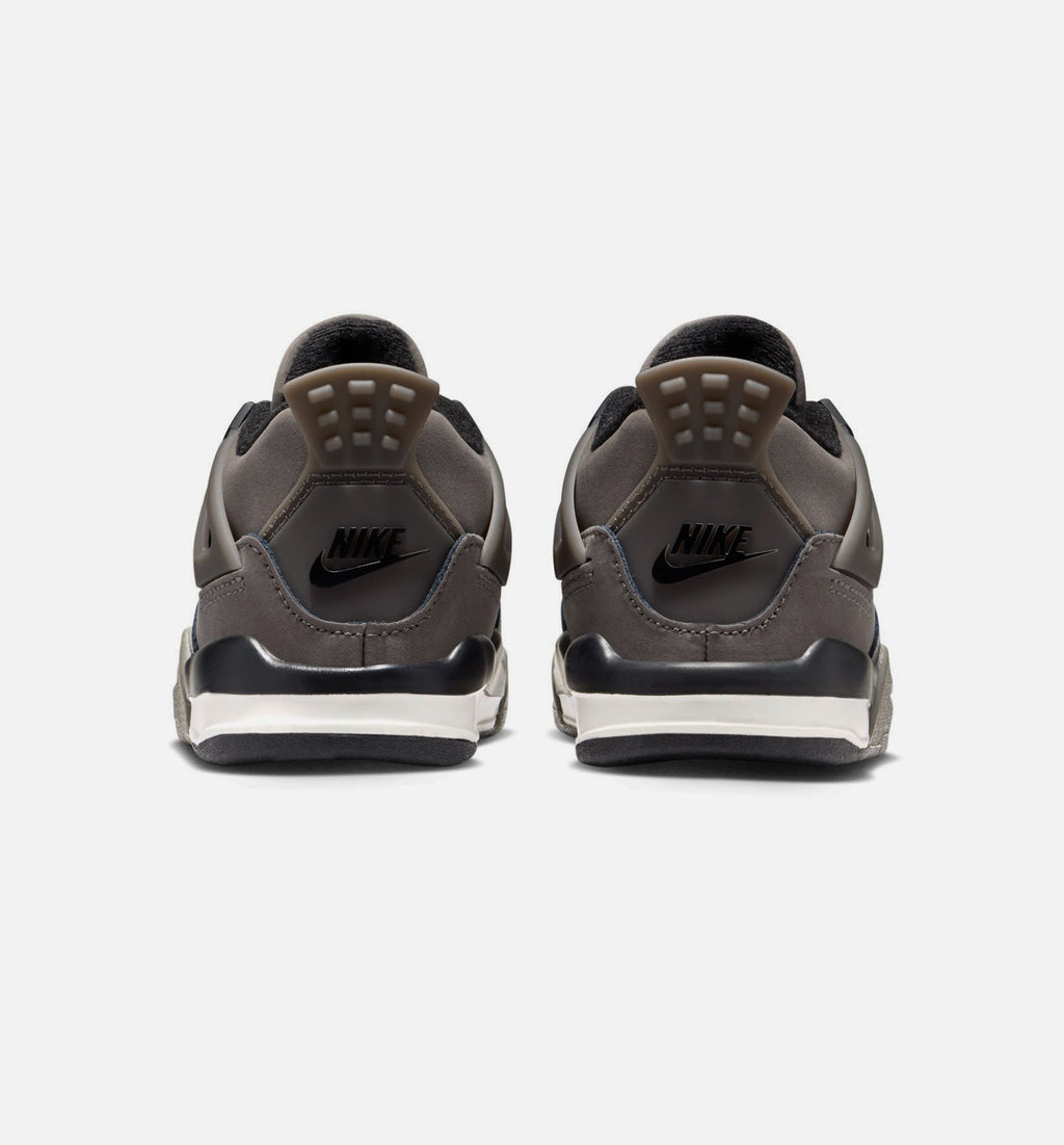 Air Jordan 4 Retro 婴幼儿生活方式运动鞋 - 洞石/黑色/月尘粒子（Cave Stone And Black）