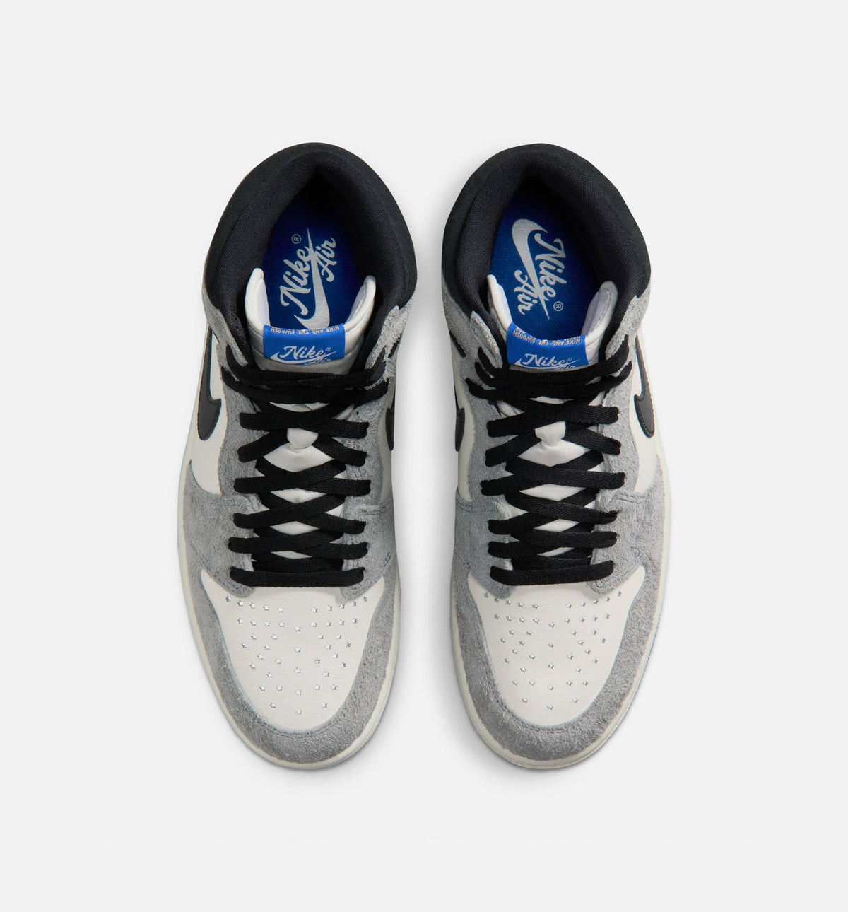 Air Jordan 1 Retro High OG 男款复古高帮运动鞋 - 冷灰/黑色/帆白/皇家蓝/白色（Cool Grey）