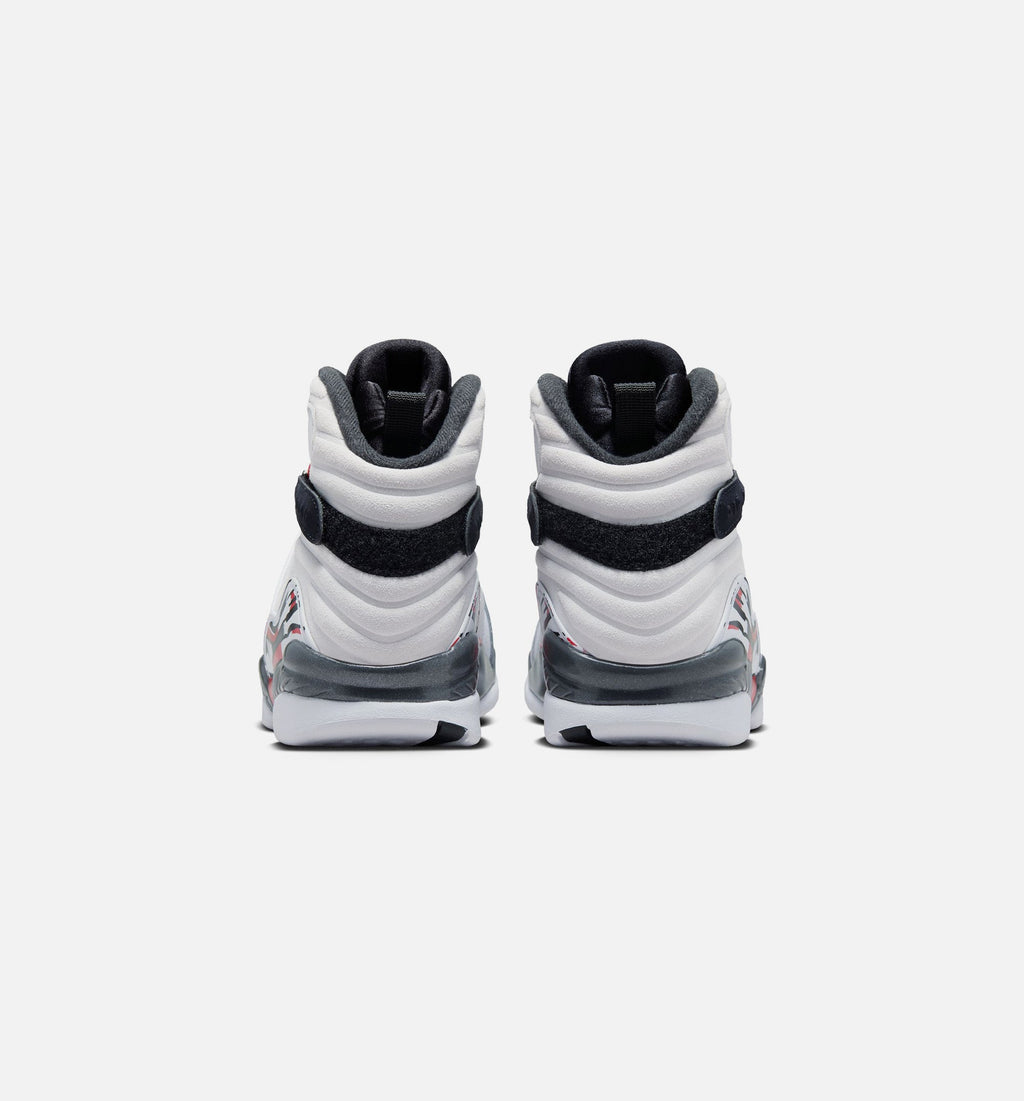 Air Jordan 8 Retro White and True Red 男子运动鞋 - 白/黑/真红