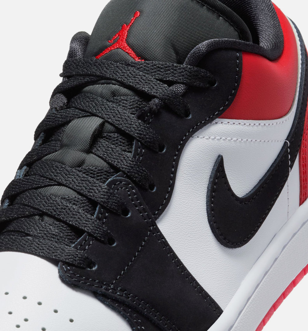 Air Jordan 1 Low SE 男款生活方式运动鞋 - 白/大学红/黑