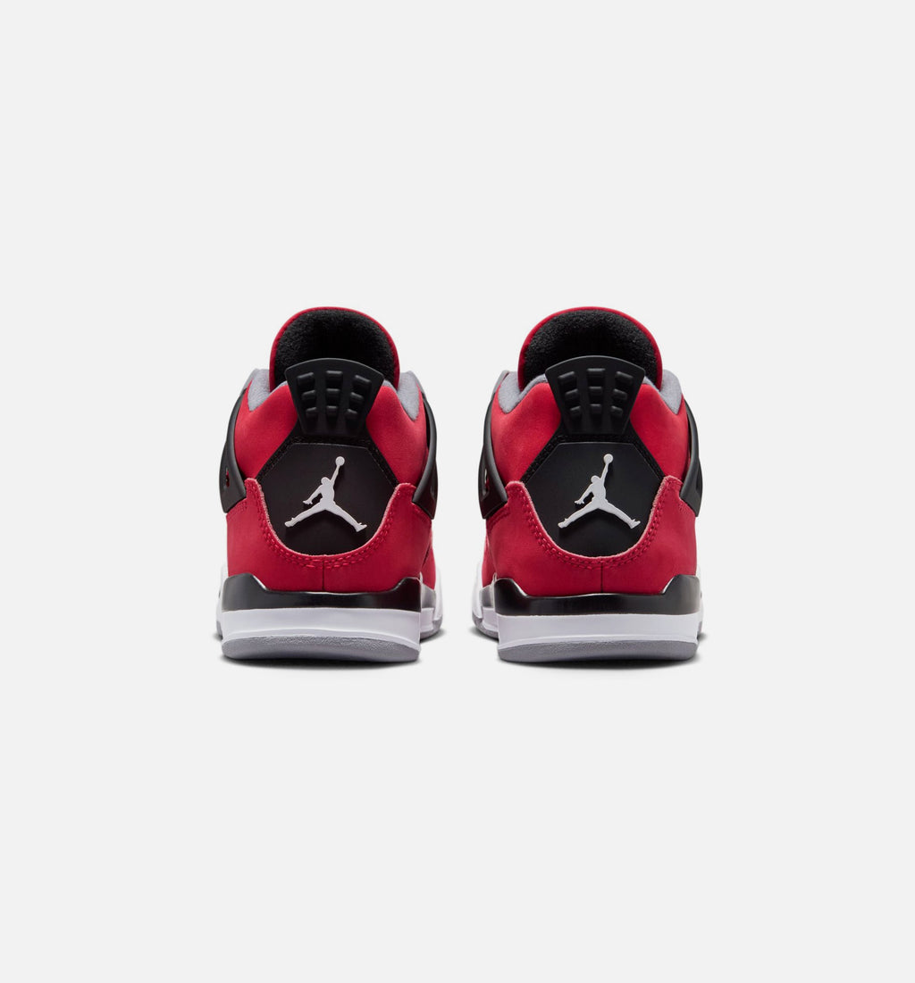 Air Jordan 4 Retro Toro Bravo Preschool 生活方式运动鞋｜Fire Red/White/Black/Cement Grey