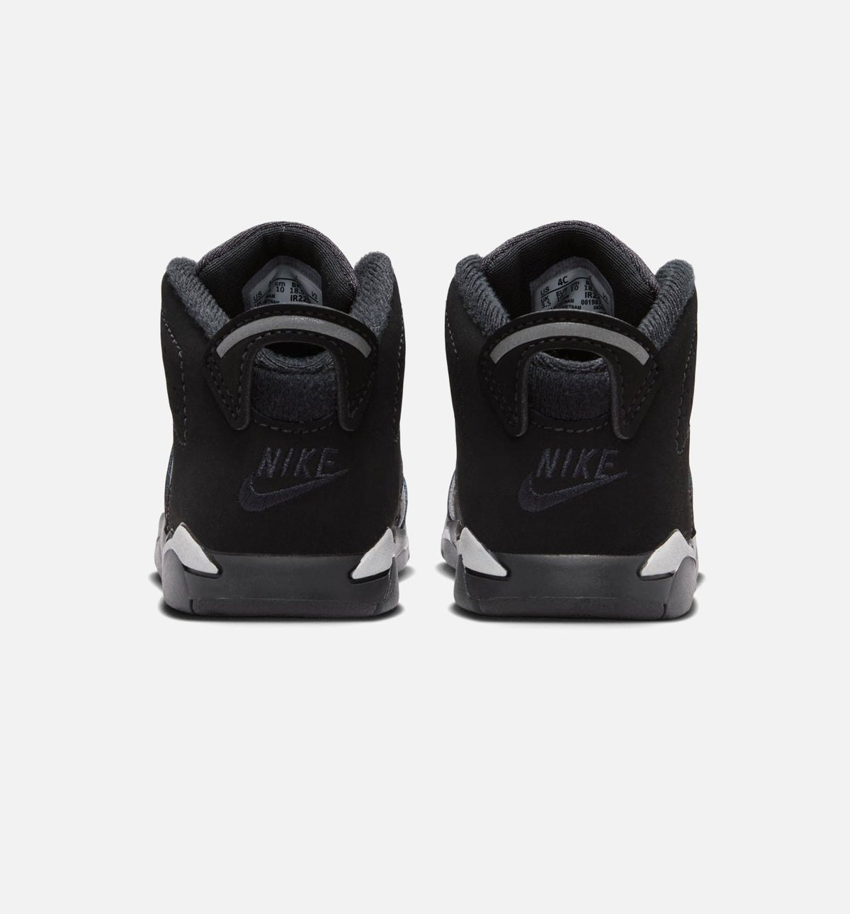 Air Jordan 6 Cap & Gown 婴幼童运动鞋 - 黑/反光银