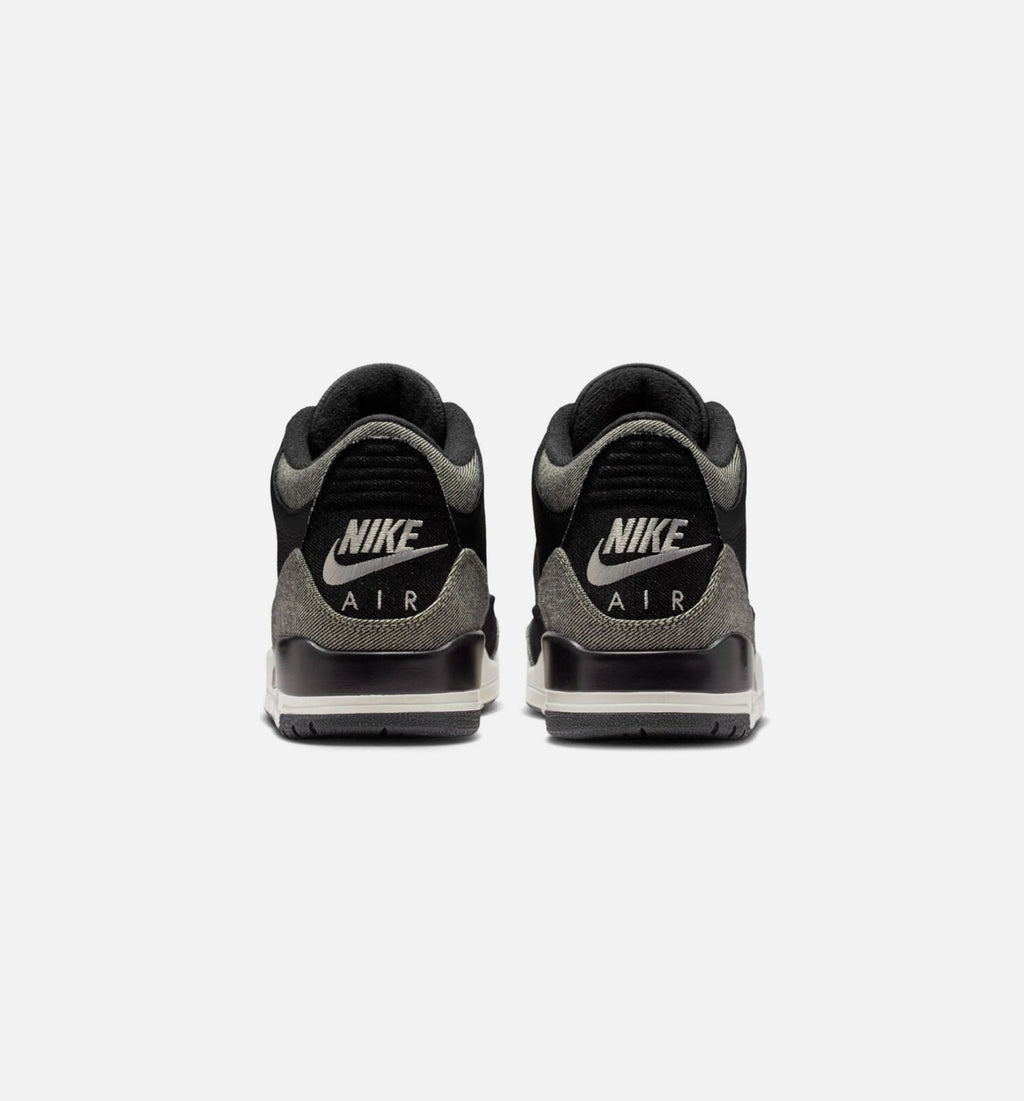 Air Jordan 3 x Levi's 男子运动鞋 - 牛仔布/黑/体育馆红