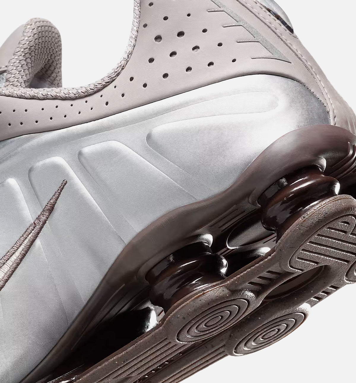 Shox R4 男子休闲鞋 / Cave Stone / College Grey / Baroque Brown
