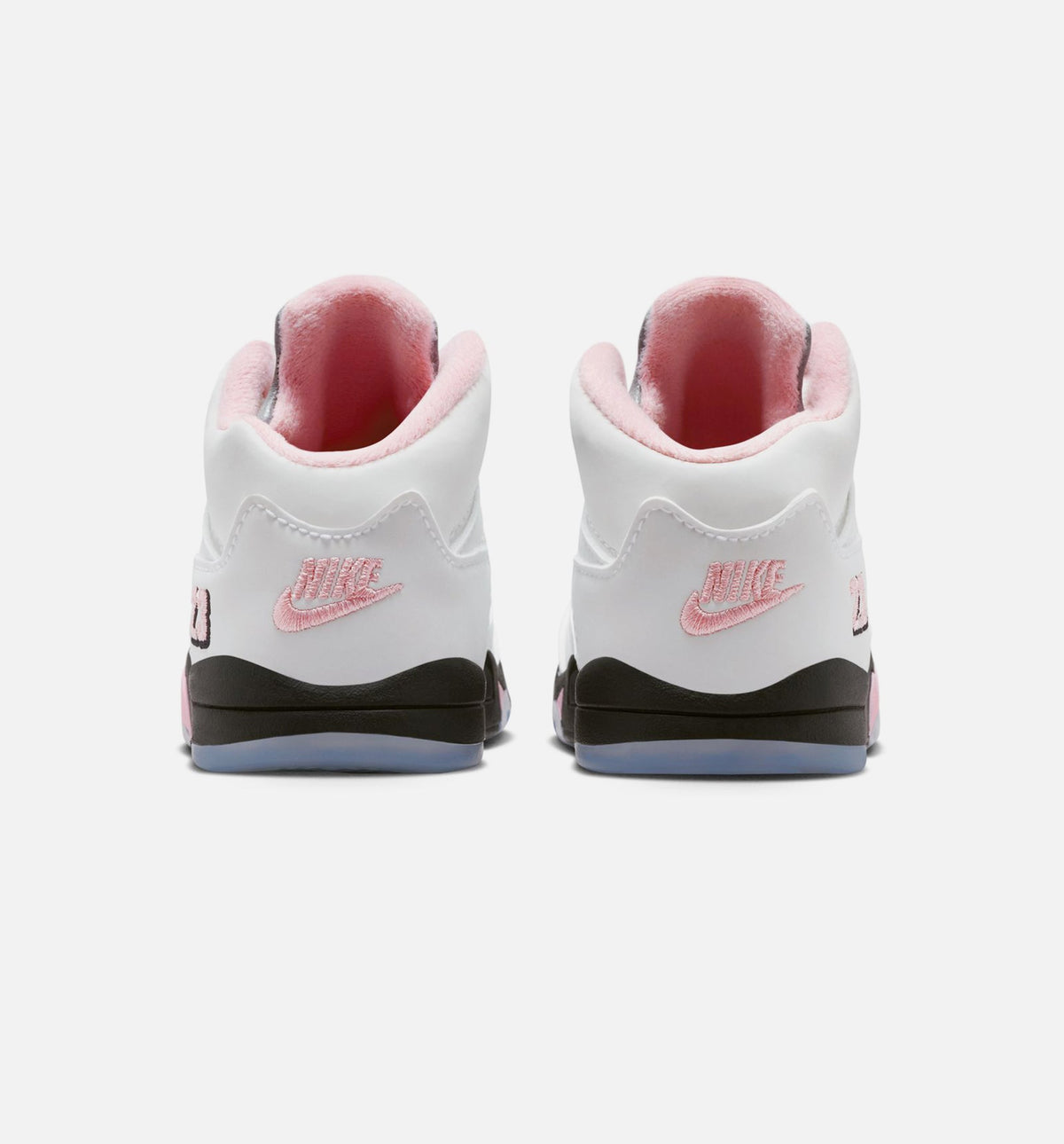 Air Jordan 5 Retro Medium Soft Pink 婴幼童运动鞋 - 白/黑/柔粉