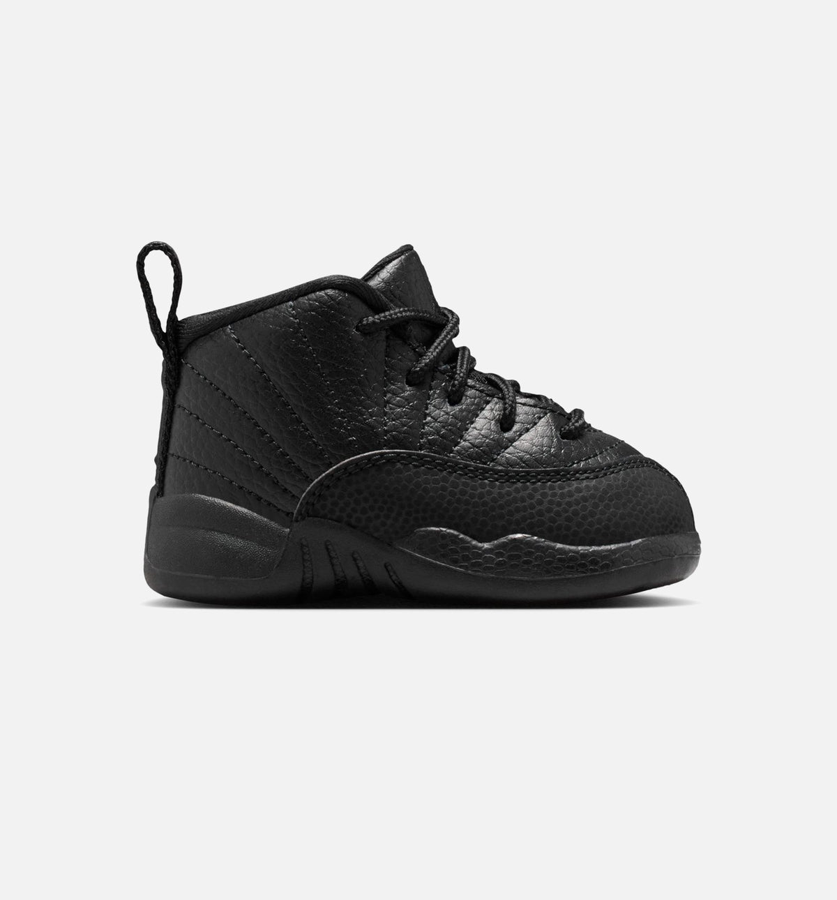 Air Jordan 12 Retro Bloodline 婴幼童运动鞋 - 黑/大学红