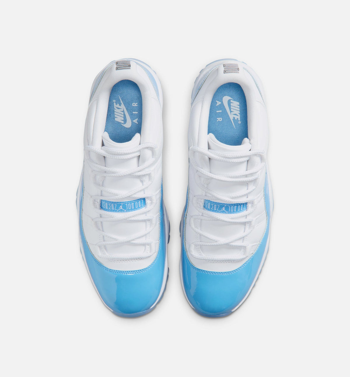 Air Jordan 11 Retro Low University Blue 男子运动鞋 - 白/大学蓝/黑