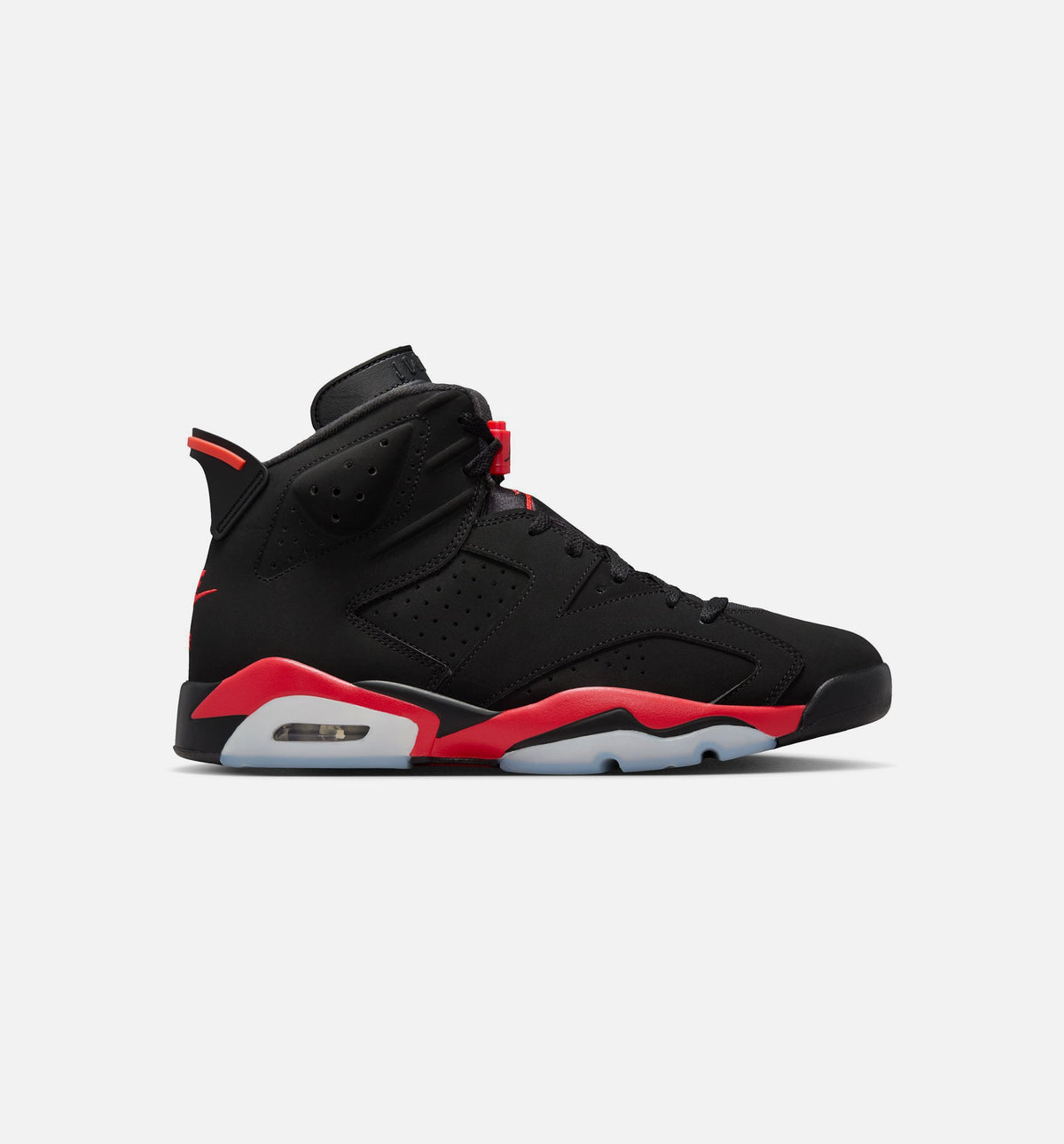 Air Jordan 6 Retro Infrared 男子运动鞋 - 黑/淡绯红
