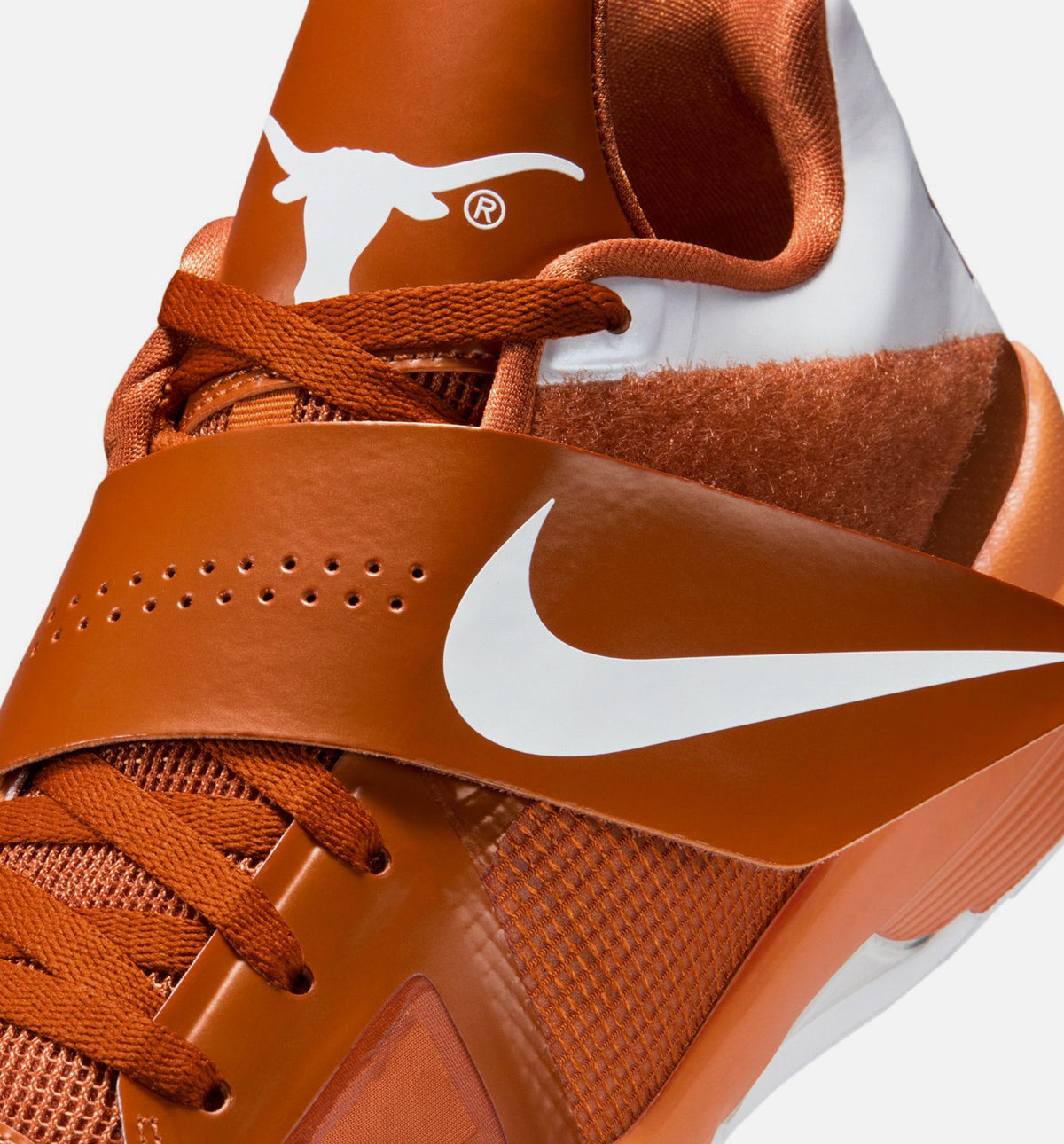Zoom KD 4 Texas Longhorns 男子运动鞋 - 沙漠橙/白