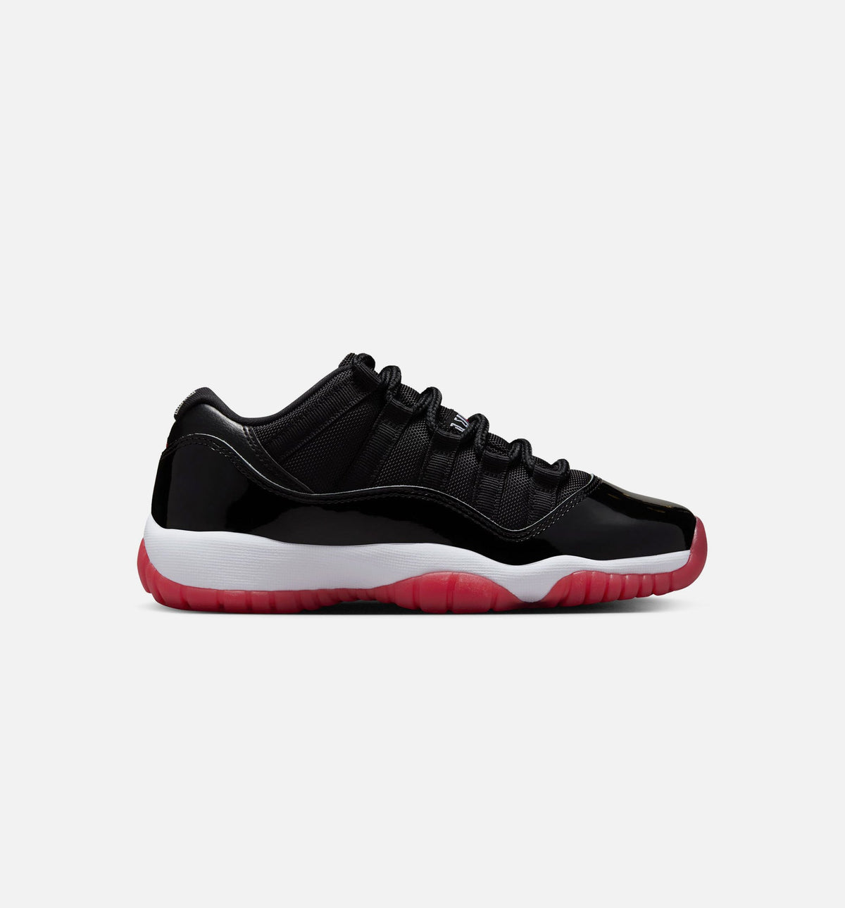 Air Jordan 11 Retro Bred 大童运动鞋 - 黑/大学红/白