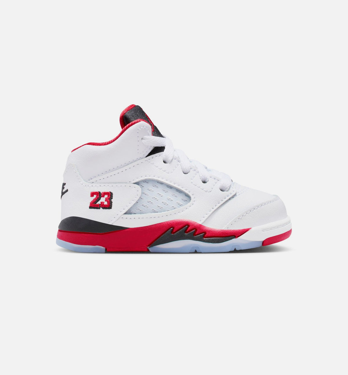 Air Jordan 5 Retro Fire Red 婴幼童运动鞋 - 火焰红/白
