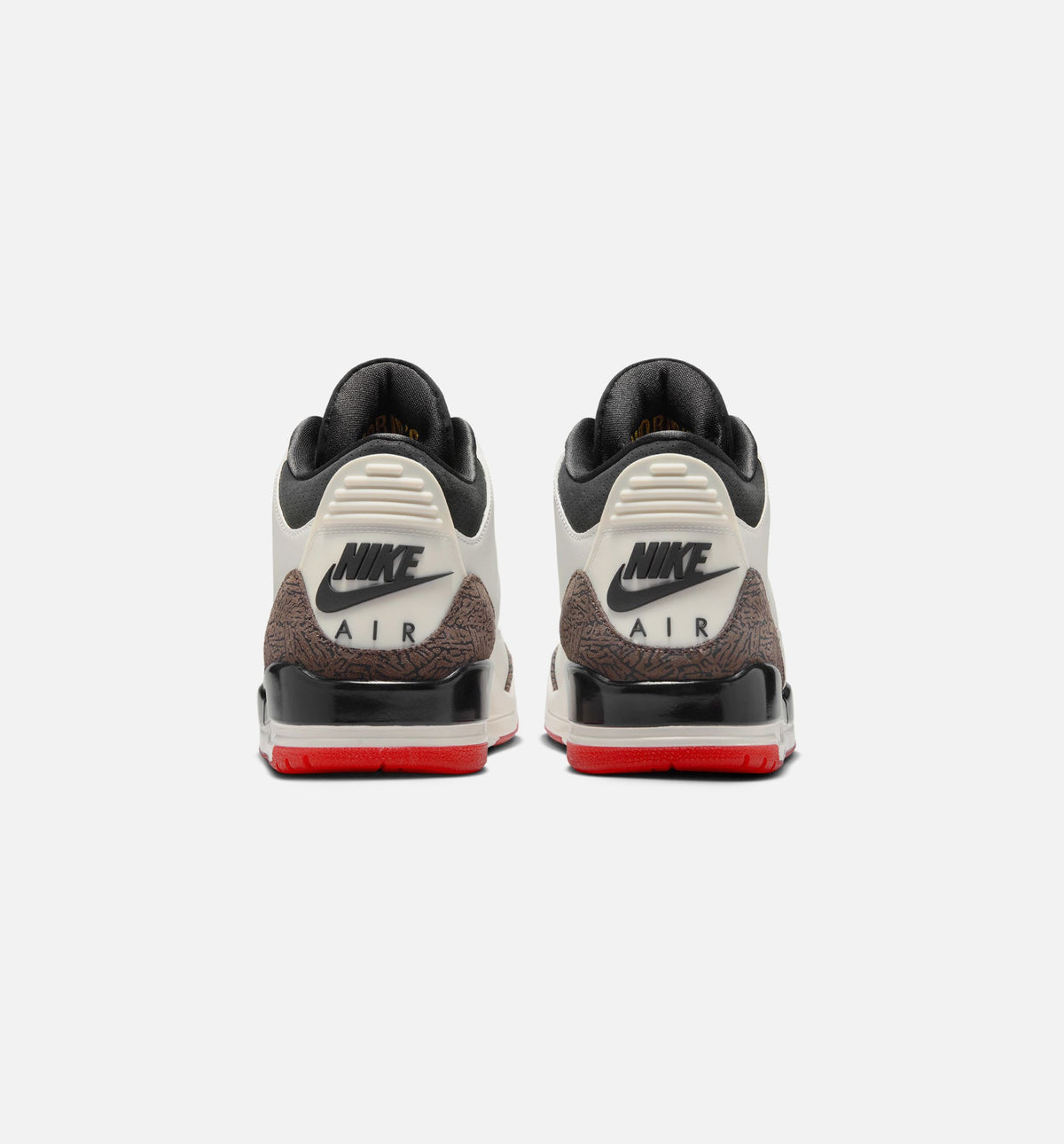 Air Jordan 3 Retro 男款生活方式运动鞋 - 帆白/黑色/大学红/淡象牙（Sail and University Red）