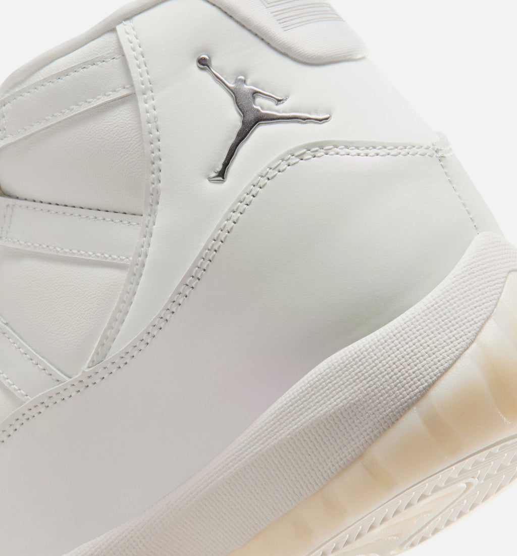 Air Jordan 11 Retro Pearl 女子运动鞋 - 帆白/珍珠灰/金属银