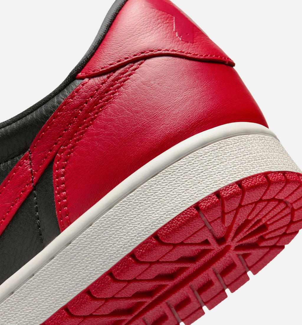 Air Jordan 1 Retro Low OG 男款生活方式运动鞋 - 黑色/大红/峰白（Banned）